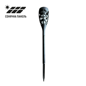 LED світильник LEBRON L-SL-18590, садово-парковий з сонячною панеллю, Ni-MH 100mAh, IP44 (арт.15-17-31)