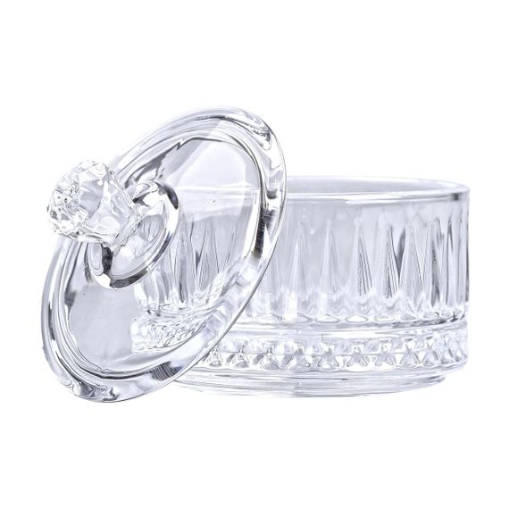 Цукерниця з кришкою Ø 6.5 см скляна HP-YH-29 | Зображення 3