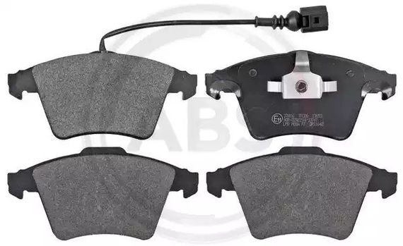 Колодки передні гальмівні T5 03-(R16), ABS,37416 | Зображення 1