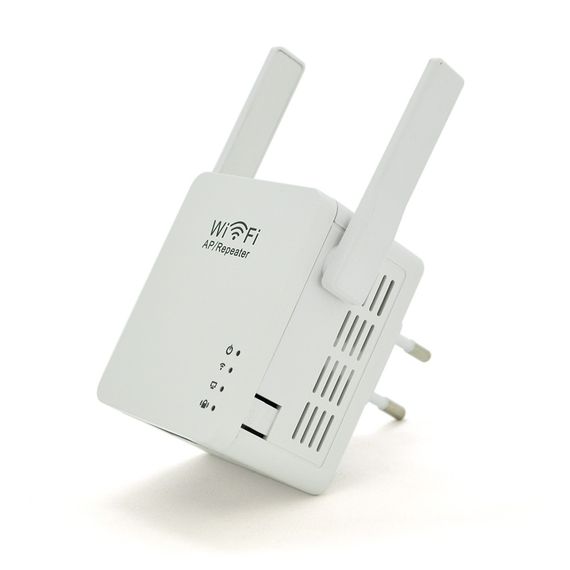 Усилитель WiFi сигнала с 2-мя встроенными антеннами LV-WR05U, питание 220V, BOX