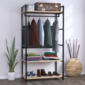 Стеллаж гардеробный Loft Design LV-100 дуб борас