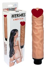 Вібратор Boss Series - Hermes Loveclonex 6", ( длина 20 см, диаметр 4 см ), BS2100017 Sex Aura
