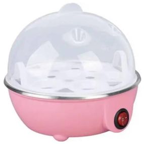 Яйцеварка на 7 яиц електрическая яичная плита Розовая