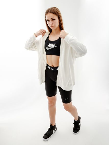 Толстовка Nike W NSW JRSY OS FZ HOODIE | Зображення 4