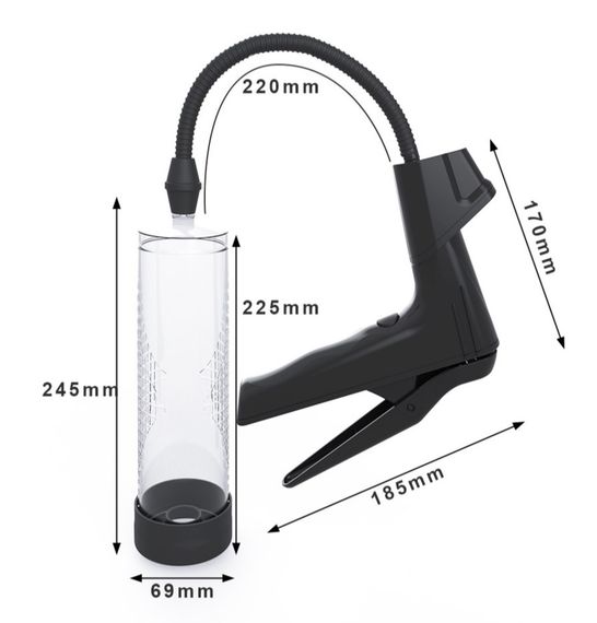Вакуумна помпа - Manual Pump with digital display sexstyle | Зображення 4