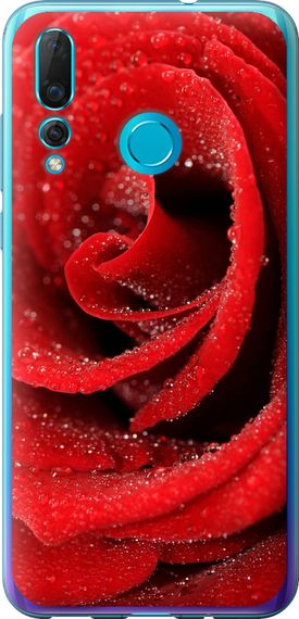 Чехол на Huawei Nova 4 Красная роза "529u-1632-17620"