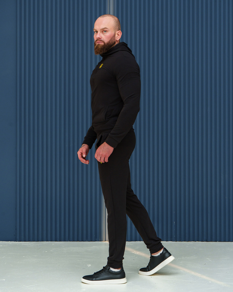 Костюм тризуб весна чорний S XXL | Зображення 4