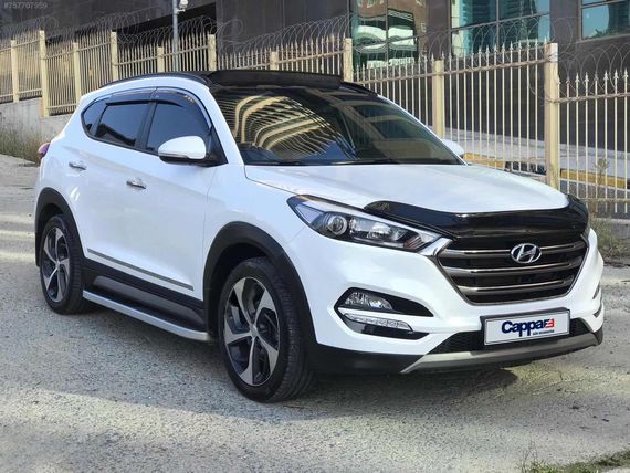 Дефлектор капота (EuroCap) для Hyundai Tucson TL 2016-2021 гг | Зображення 2