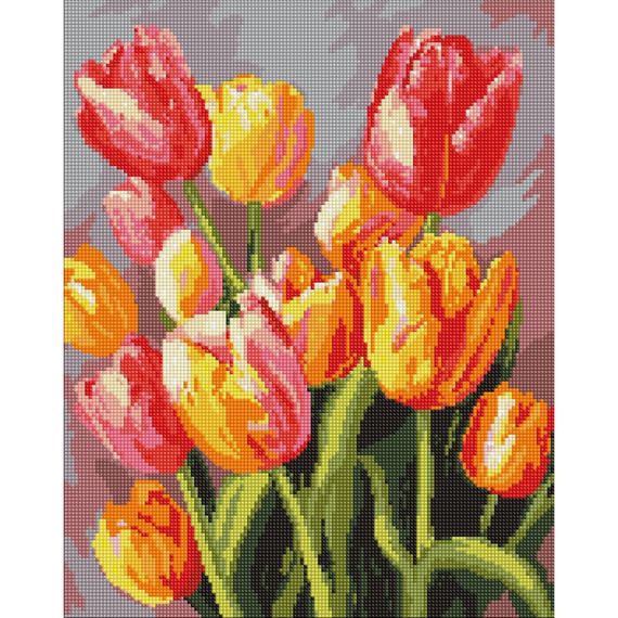 Алмазна мозаїка "Весняний букет" ©art_selena_ua AMO7983, 40х50 см