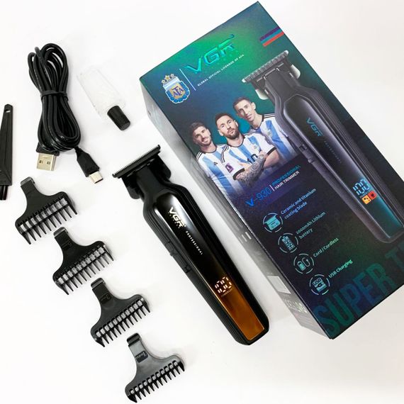 Электрическая машинка для стрижки с насадками VGR, Машинка для стрижки волос и бритья NZ-43 | Зображення 5
