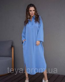 Плаття для жінок колір блакитний розмір L FI_008307