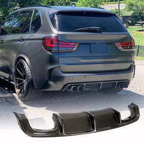 Дифузор заднього бампера Карбон V2 (для F85) для BMW X5 F-15 2013-2018 рр