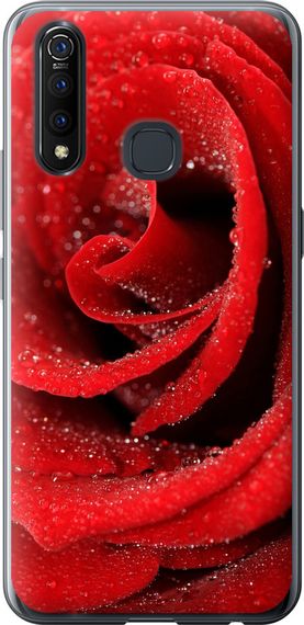 Чехол на Vivo Z5X Красная роза "529u-1765-17620"