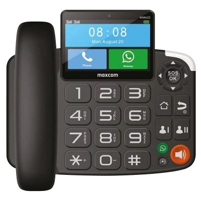 Мобильный телефон Maxcom Comfort MM42D SE 4G Black