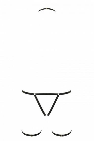 Портупея-стрепи на все тіло Passion Exclusive BRENDA XXL/XXXL, black sexstyle | Зображення 1