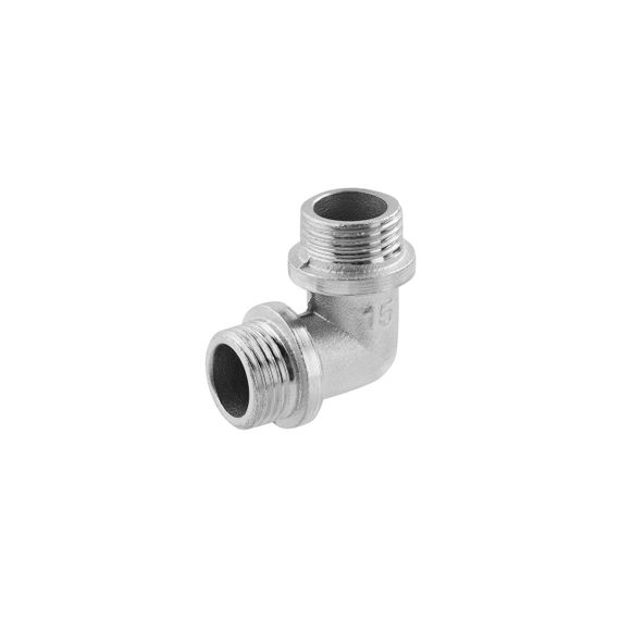 Угольник усиленный LexLine 1/2" ЗЗ никелированный НК0113-Вн