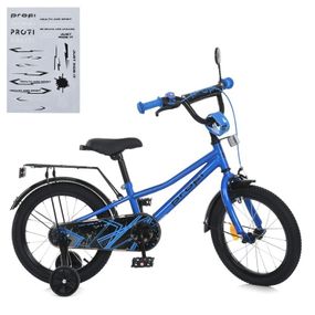 Велосипед дитячий Profi Prime MB-16012-1 16 дюймів синій