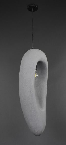 Люстра підвісна на 1 лампочку 27912 Чорний 75-180х25х25 см. | Зображення 6