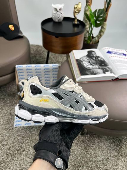 Кросівки ASICS Gel-NYC Grey Black , текстиль , В'єтнам 39 24.5 см | Зображення 6