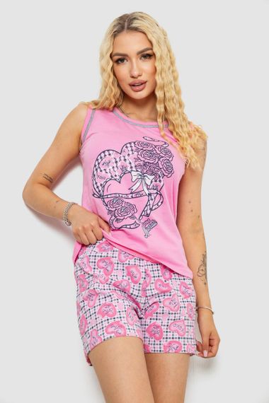 Пижама женская, цвет розовый, 243R03674