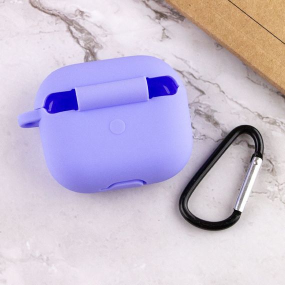 Силиконовый футляр для наушников AirPods 3 Сиреневый / Dasheen | Зображення 3