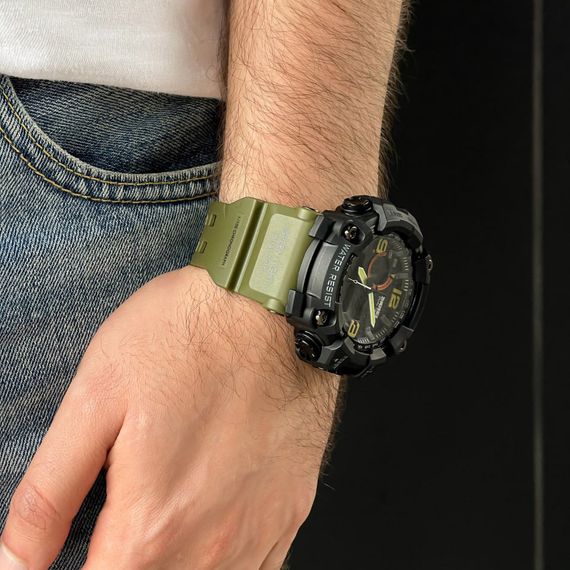 Чоловічий годинник Skmei 1520AG Black-Military Wristband. | Зображення 2