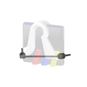 Стойка стабилизатора переднего левая Mercedes Benz W221 05- (L=270 mm), RTS, 97-90861-2,