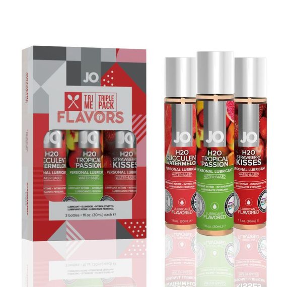 Набір System JO Tri-Me Triple Pack, Фруктовий