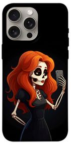 Чохол з картинкою Селфі-скелет для Apple iPhone 15 Pro Max (6.7")