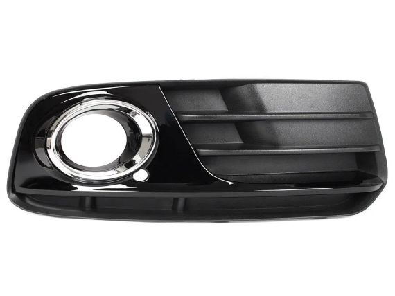 Audi Q5 8R FL рестайлінг (12-16) права передня решітка у бампер з отвором під галогенки, Ауді К'ю 5 8Р