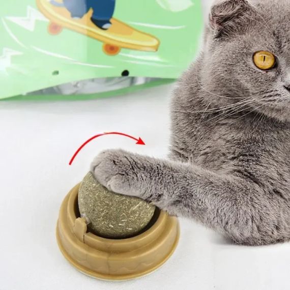 Кошачья игрушка для кошек мятный шарик кошачий леденец | Зображення 4