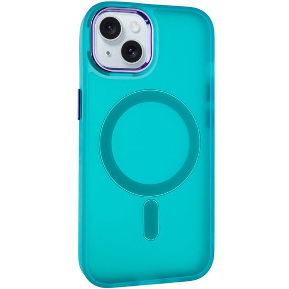 Чохол TPU+PC Lily with MagSafe для Apple iPhone 13 (6.1") Green