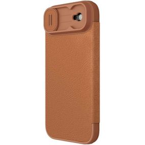 Шкіряний чохол-книжка Nillkin Qin Pro Camshield для Apple iPhone 17 Air (6.5") Brown