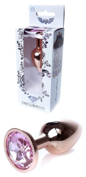 Анальная пробка Boss Series - Jewellery Red Gold PLUG Rose S, BS6400108 sexstyle