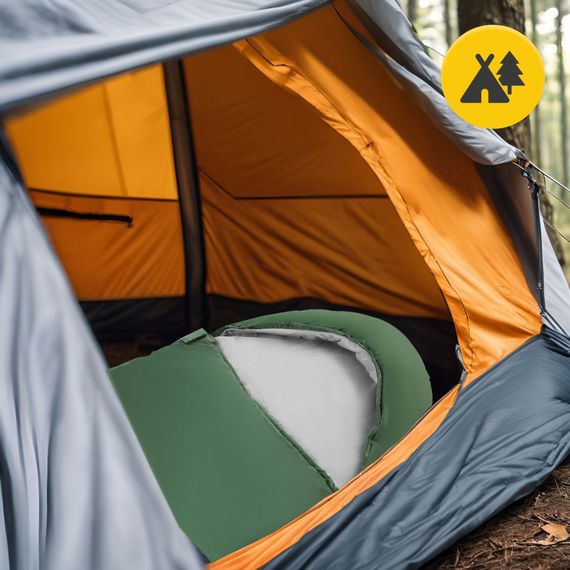 Спальний мішок (спальник) ковдра Mountain Goat Standard 2 в 1 MG0015 8 ...+20°C R Olive/Grey (P-5905973400961) | Зображення 7