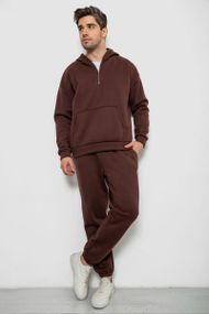 Спортивный костюм мужской на флисе, цвет шоколадный, 238R030-1