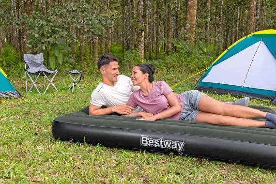 Двомісний  надувний матрац  з вбудованим USB насосом 203х152х25 см, Bestway 6716S | Зображення 8