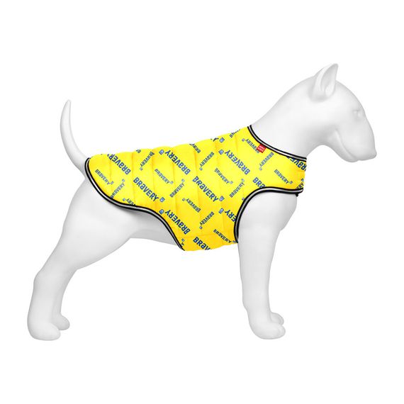 Куртка-накидка для собак WAUDOG Clothes, малюнок "Сміливість", L, А 41 см, B 58-70 см, С 42-52 см
