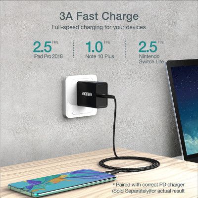 Дата кабель USB-C to USB-C 1.2m USB4.Gen 3 40 Gbps 240W Choetech (XCC-1040) | Зображення 5