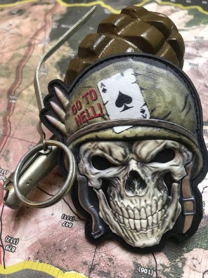 Патч / шеврон “Skull.Go to hell” | Зображення 1