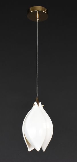 Люстра підвісна на 1 лампочку 27143 Золото 30-180х13х13 см.