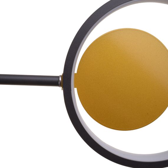 Люстра светодиодная потолочная 40W WW+NW+CW WH BK+G (BR-01 657C/6) | Зображення 3