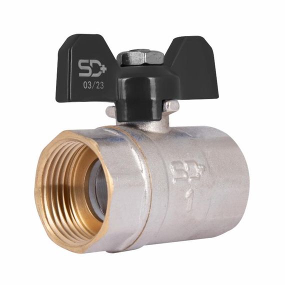 Кран кульовий Thermo Alliance Base 1" ВР для води (метелик) SD602W25