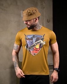 Тактична вологовідводна футболка Паливо coyot ПП7723