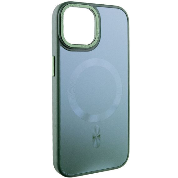 Чохол TPU+Glass Sapphire Midnight Open Camera with MagSafe для Apple iPhone 15 Plus (6.7") | Зображення 1