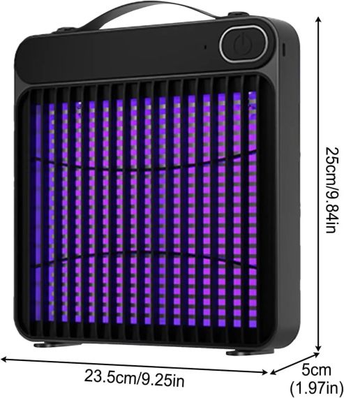 Електричний відлякувач комах Mosquito Killing Lamp BG-010 / УФ-лампа від комарів 360° USB / Настінний знищувач комах | Зображення 5