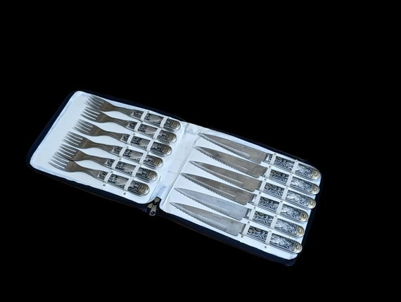 Новий Набір столових приборів Acero Inox Pra-Mar Argentina 12 предметів у чохлі | Зображення 5