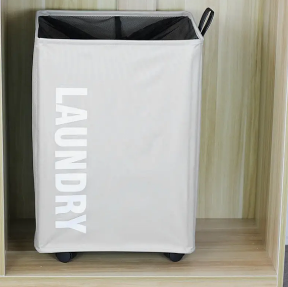 Тканевая корзина для белья с ручками ROLLING BAG AND243, ящик для белья | Зображення 4