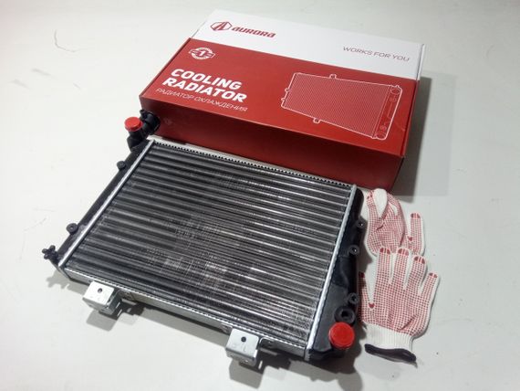 Радіатор охолодження ВАЗ 2106 алюм., AURORA (CR-LA2106) (2106-1301012)