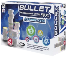 Настольная игра BULLET. Головоломный шутер. Делюкс пули (дополнение) укр.
